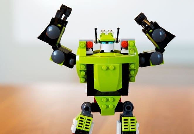 PPC-MicroTargeting-662x458-2 close up of Lego robot in Big Storm office in Bozeman, MT