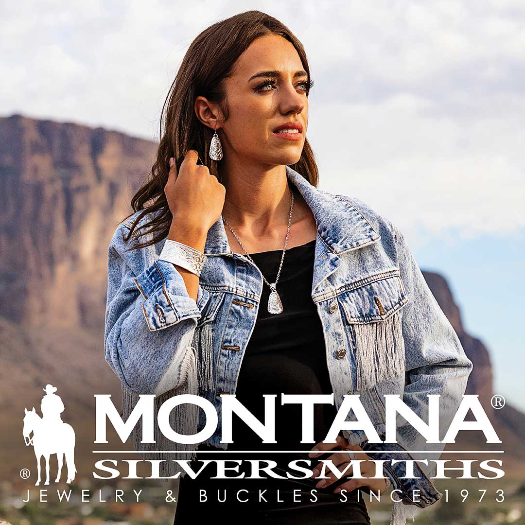 MTSS-Spring-Beauty-Within-May-2024 woman wearing montana silversmiths jewlery outdoors